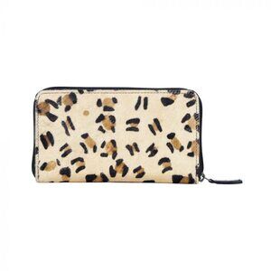 4124 Sand Dune Bifold RFID Hair On Hide Leather Wallet